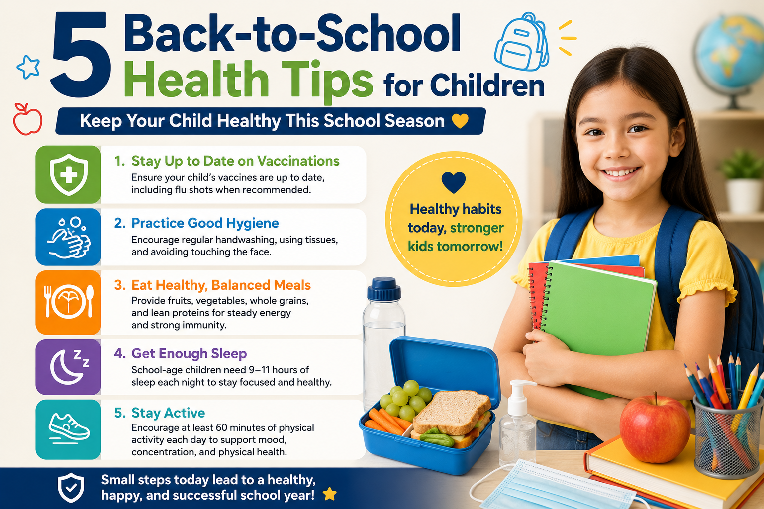 5 Back-to-School Health Tips for Children — Keep Your Child Healthy This School Season